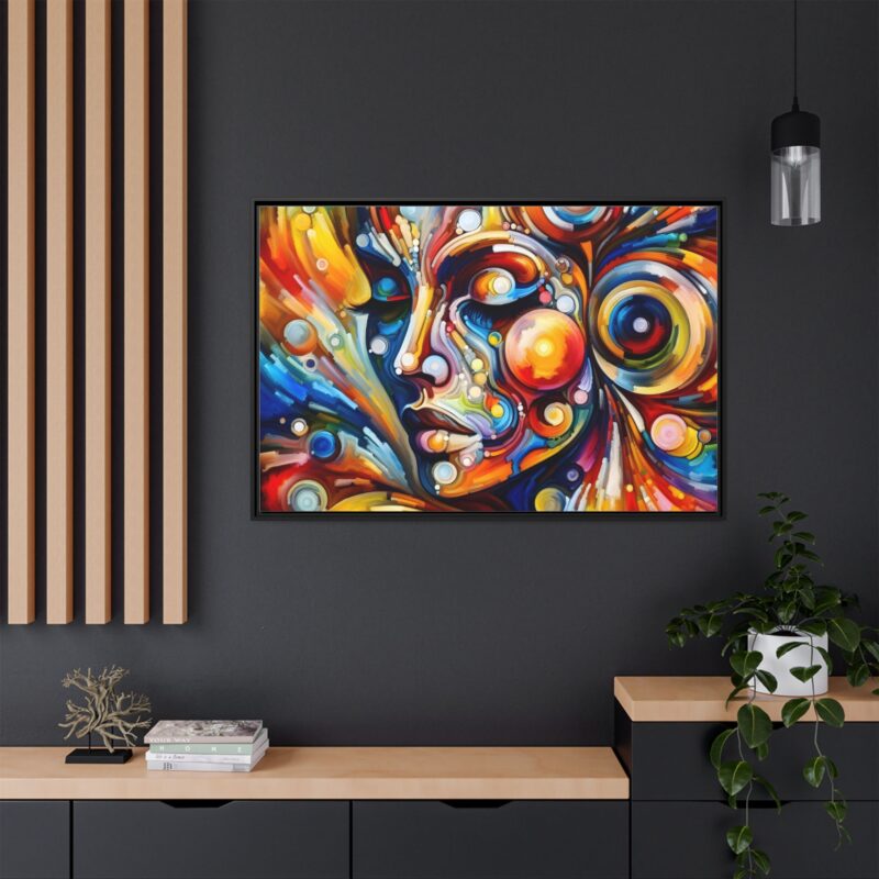 Abstract Woman Portrait on Canvas - Artistic and Stylish Wall Art