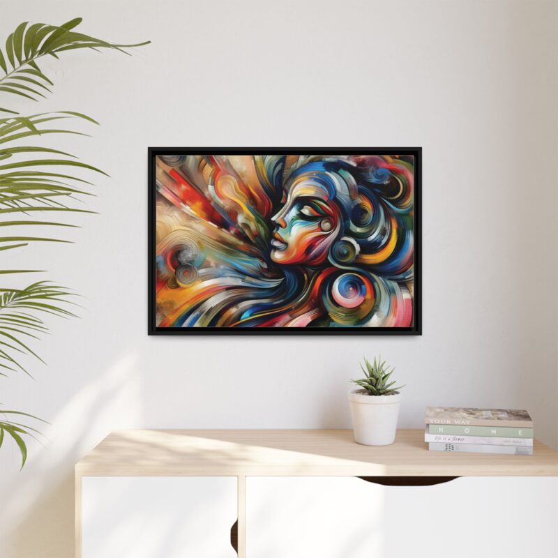 Canvas Abstract Art of a Woman - Modern & Minimalist Wall Decor - Image 28