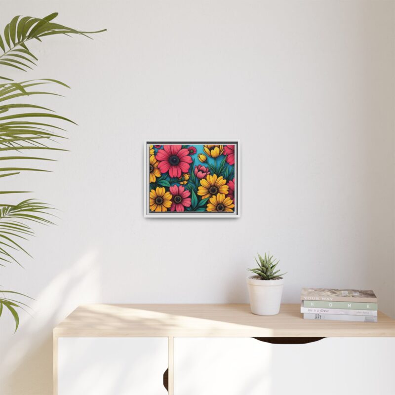 Matte Canvas, Framed Pop Garden - Image 56