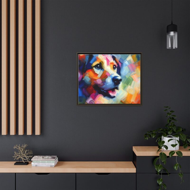 Contemporary Abstract Dog Painting - Vibrant Wall Art Deco - Image 49