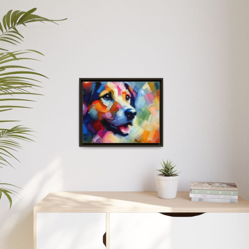 Contemporary Abstract Dog Painting - Vibrant Wall Art Deco - Image 24
