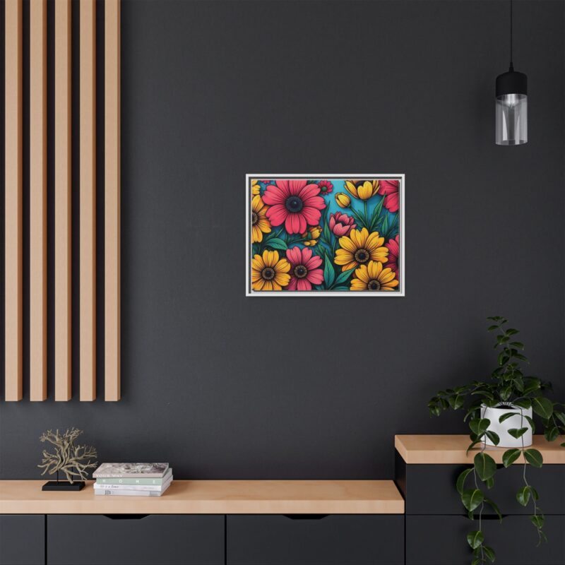 Matte Canvas, Framed Pop Garden - Image 77