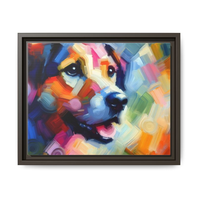 Contemporary Abstract Dog Painting - Vibrant Wall Art Deco - Image 14