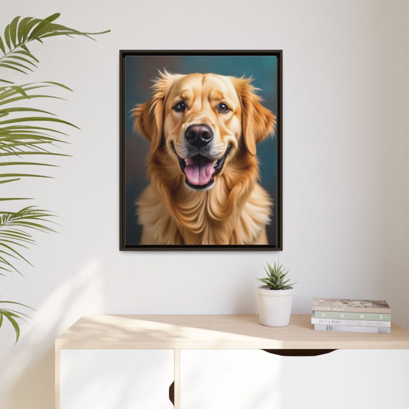 Wall Art - Golden Retriever Smile Matte Canvas - Image 125