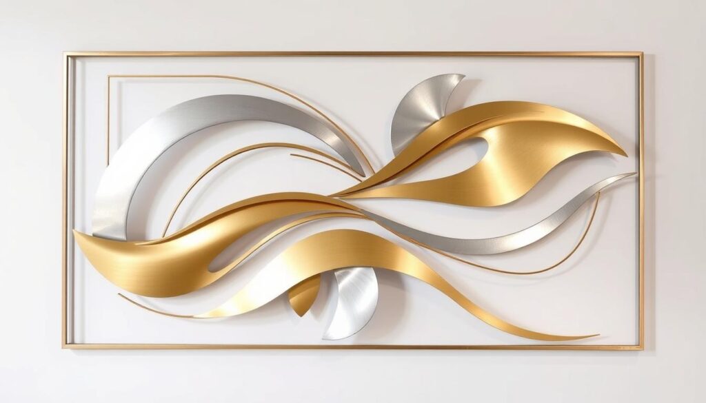 3D metal wall art